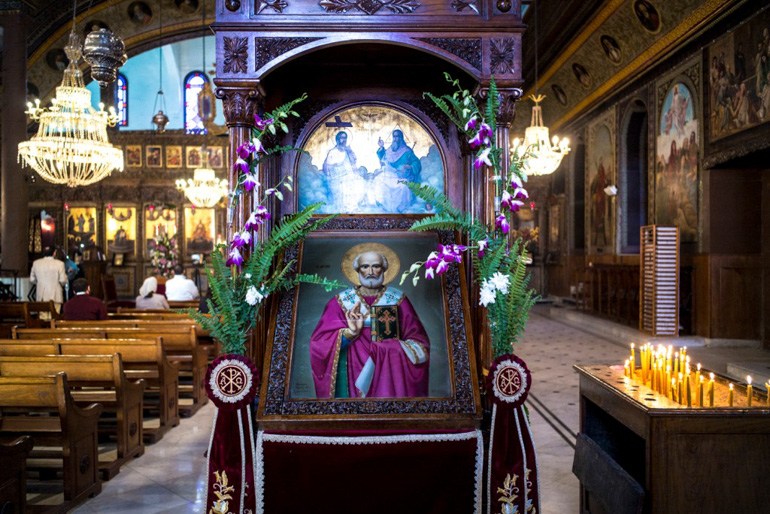 صور من  القداس الإلهي الذي ترأسه صاحب الغبطة البابا والبطريرك ثيودروس