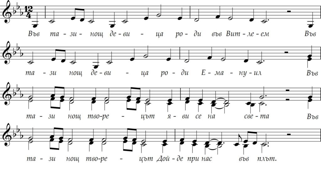 Адаптирани рождественски песни на български – Ангелски славословия за Рождество Христово