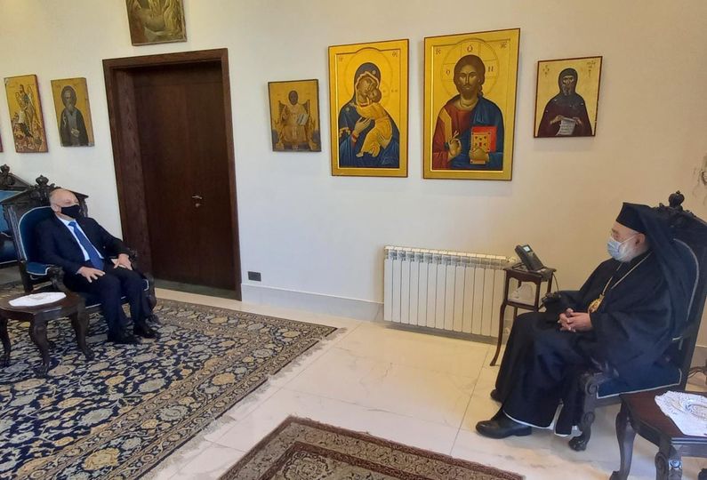 بعد ظهر الثلاثاء 21 كانون الأول 2021 استقبل سيادة متروبوليت بيروت وتوابعها المطران الياس عوده وزير الدفاع اللبناني العميد