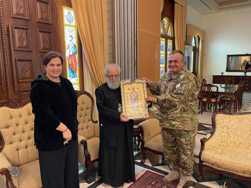 Εθιμοτυπική επίσκεψη στρατιωτικών στη Μητρόπολη Κωνσταντίας και Αμμοχώστου