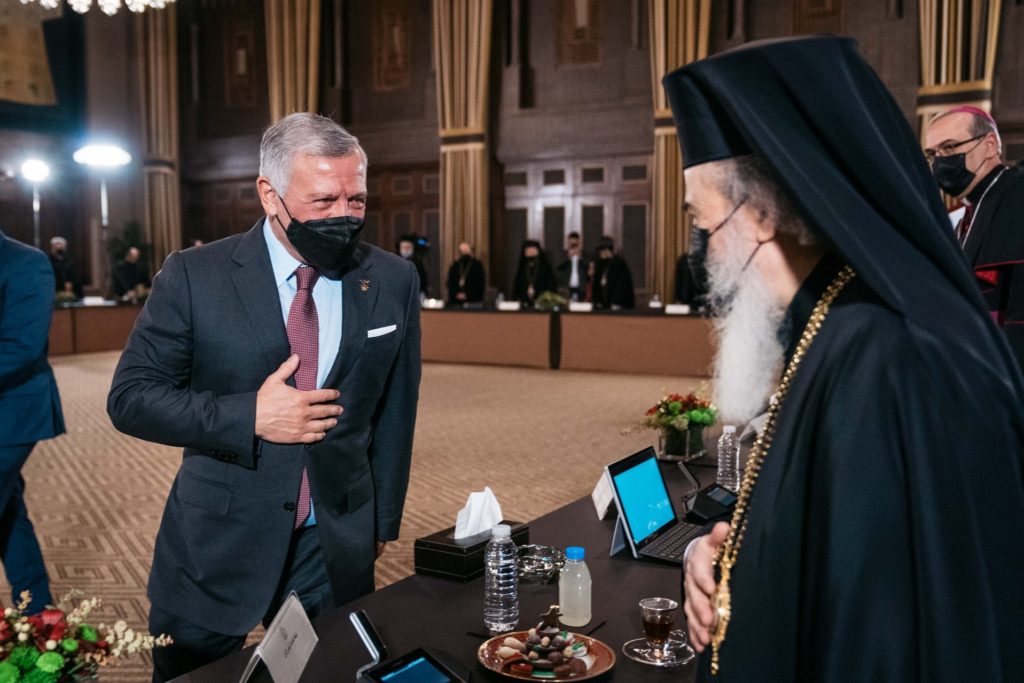 King of Jordan Abdullah II bestows First State Centennial Medal to Patriarchate of Jerusalem