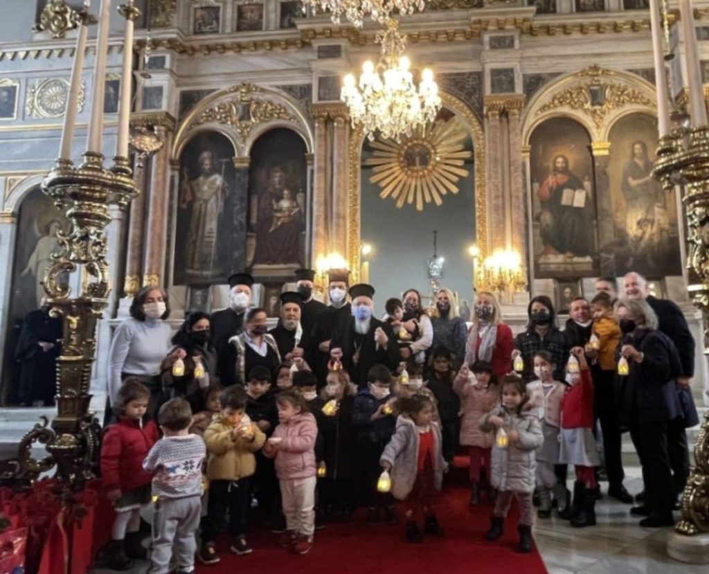 ‎زيارة البطريرك المسكوني الى كنيسة الثالوث الأقدس منطقة الأستقلال