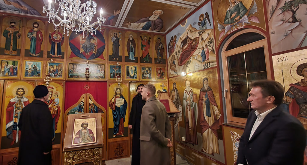 DECR representative and delegation of the Foundation for Support of Christian Culture and Heritage visit the St. Alexander Nevsky Monastery in Ugljevik