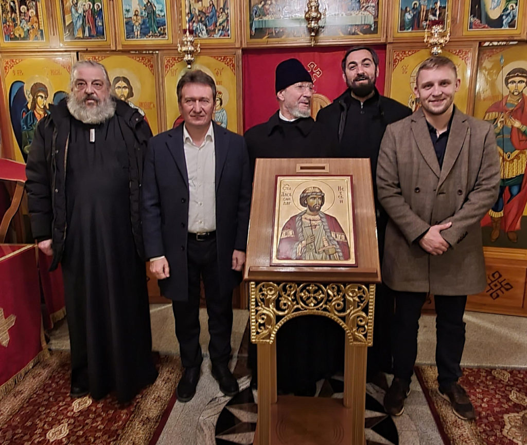 Представитель ОВЦС и делегация Фонда поддержки христианской культуры и наследия посетили Александро-Невский монастырь в Углевике