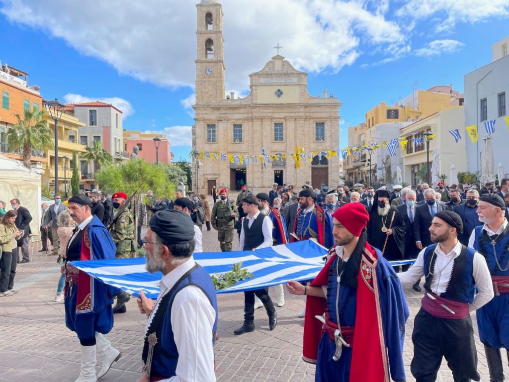 Τα Χανιά εόρτασαν την Eπέτειο της Ένωσης της Κρήτης με την Ελλάδα