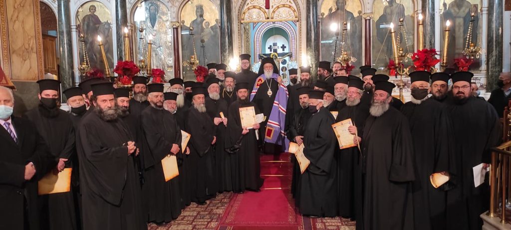 Με τη χειροθεσία 10 πνευματικών η τελετή λήξης των εκδηλώσεων 200 ετών από το 1821 στην Τρίπολη