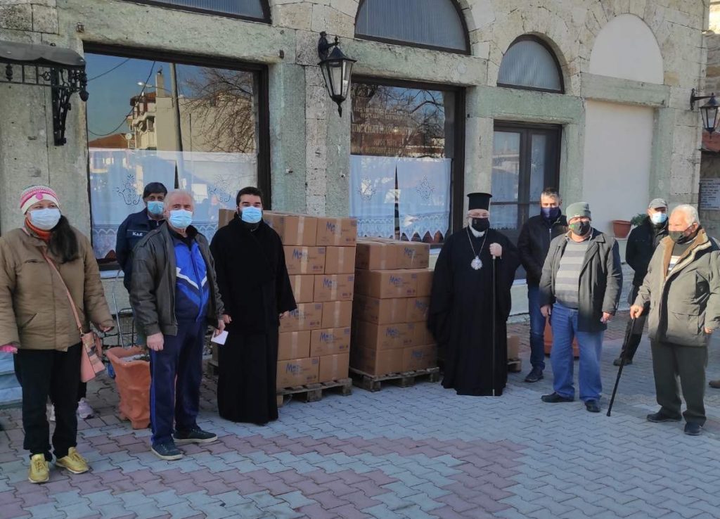 Δέματα αγάπης προς άπορες οικογένειες της Ι.Μ. Διδυμοτείχου