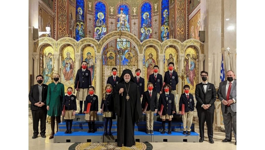 Χαιρετισμός Αρχιεπίσκοπου Αμερικής στη Χριστουγεννιάτικη Συναυλία του Καθεδρικού Σχολείου