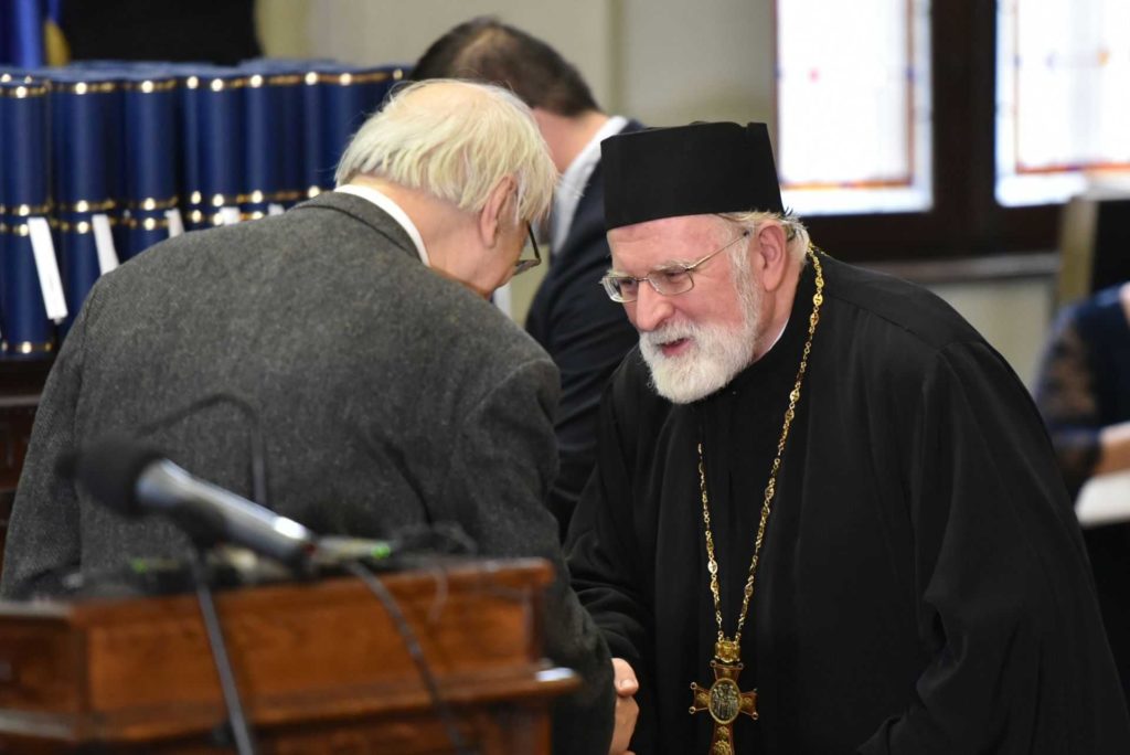 Pr. Florin Şerbănescu, premiat de Academia Română pentru vol. „Valori ale ortodoxiei românești. Mănăstirea Căldărușani”