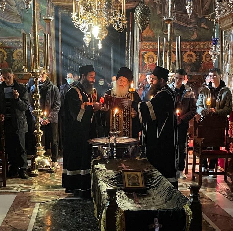 Fr. Loukas of Vatopedi laid to rest on Mt. Athos