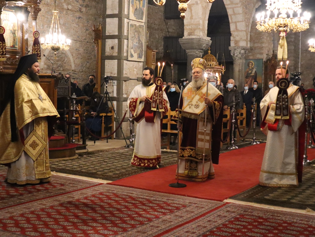 Ο εορτασμός των Χριστουγέννων στην Ιερά Μητρόπολη Χαλκίδος