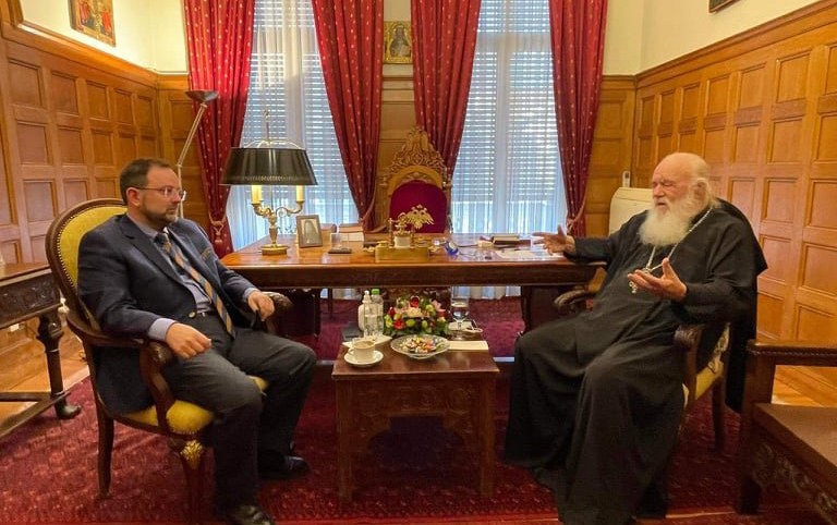 Στον Αρχιεπίσκοπο ο Αντιπεριφερειάρχης Πολιτισμού και Τουρισμού Δυτ. Ελλάδας