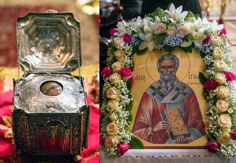 Μονή Παναγίας Δοβρά: Σε προσκύνηση η Τιμία Καρά του Αγίου Ιγνατίου