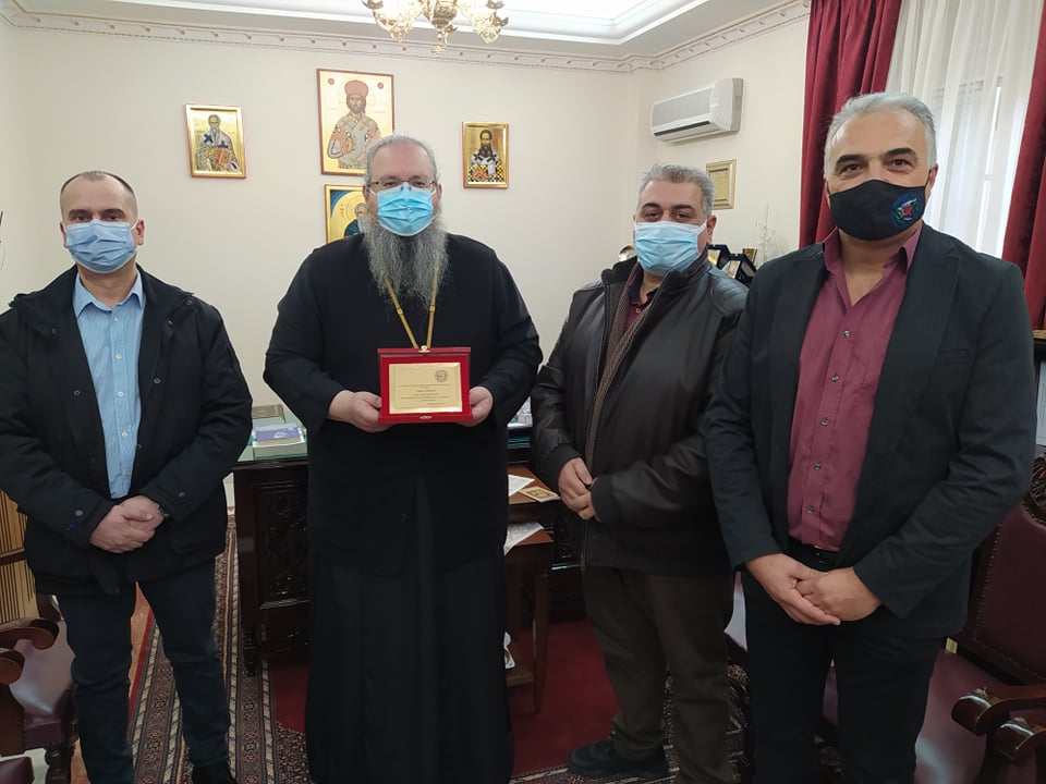 Στον Μητροπολίτη Λαρίσης η Ένωση Στρατιωτικών Περιφέρειας Θεσσαλίας