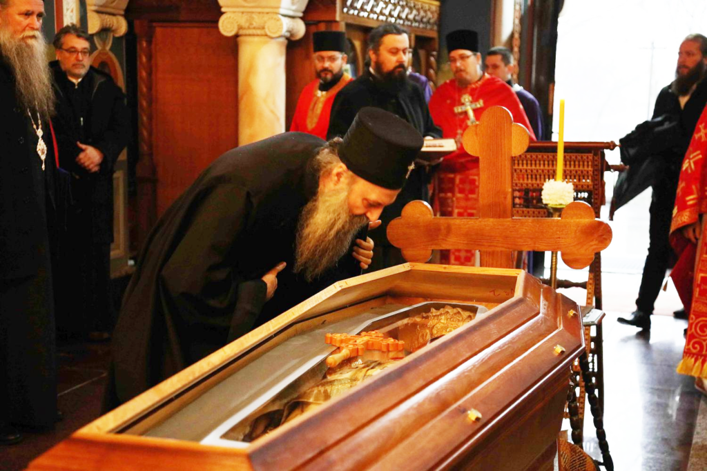 Service in Serbia for reposed Bishop Luka of Western Europe