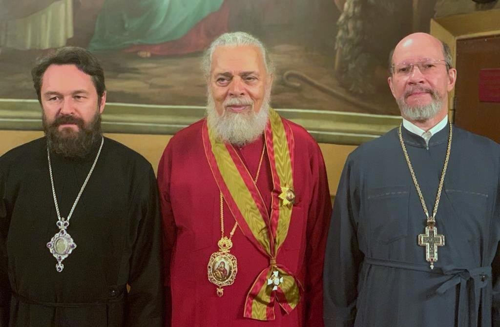 На Антиохийском Подворье в Москве отметили 80-летие митрополита Филиппопольского Нифона