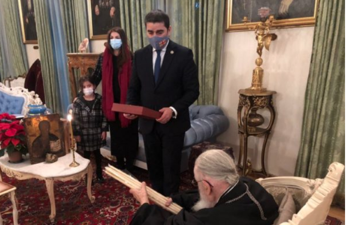 სრულიად საქართველოს კათოლიკოს-პატრიარქმა პარლამენტის ახლადარჩეული თავმჯდომარე დალოცა