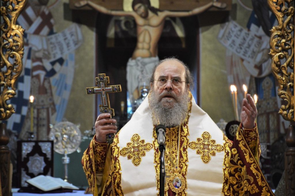 Μητροπολίτης Ιερισσού: «Η Επανάσταση του 1821 φέρει ως μπαϊράκι της τον Σταυρό»