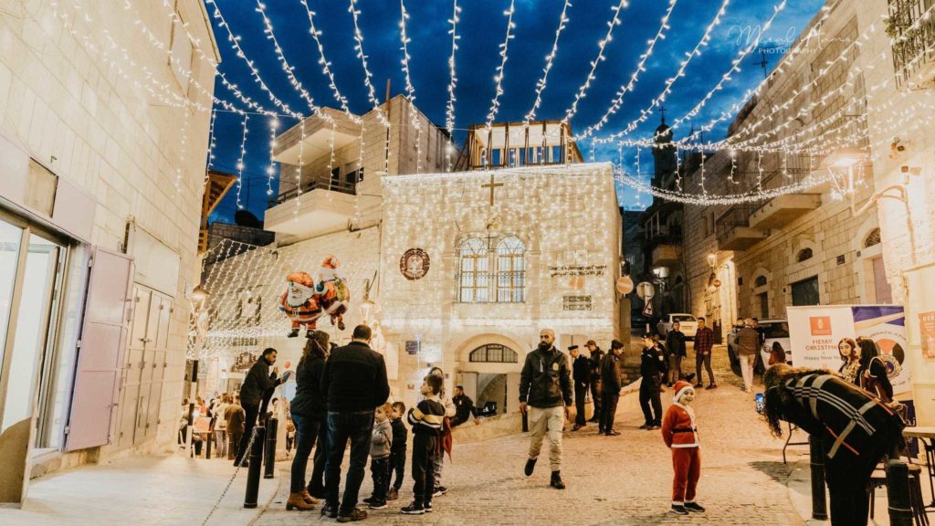 În imagini | Luminile de Crăciun au fost aprinse la Betleem