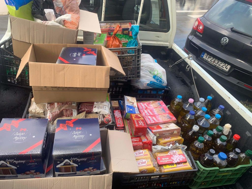 Συλλογή τροφίμων εν όψει εορτών από τη Μητρόπολη Μαντινείας και Κυνουρίας