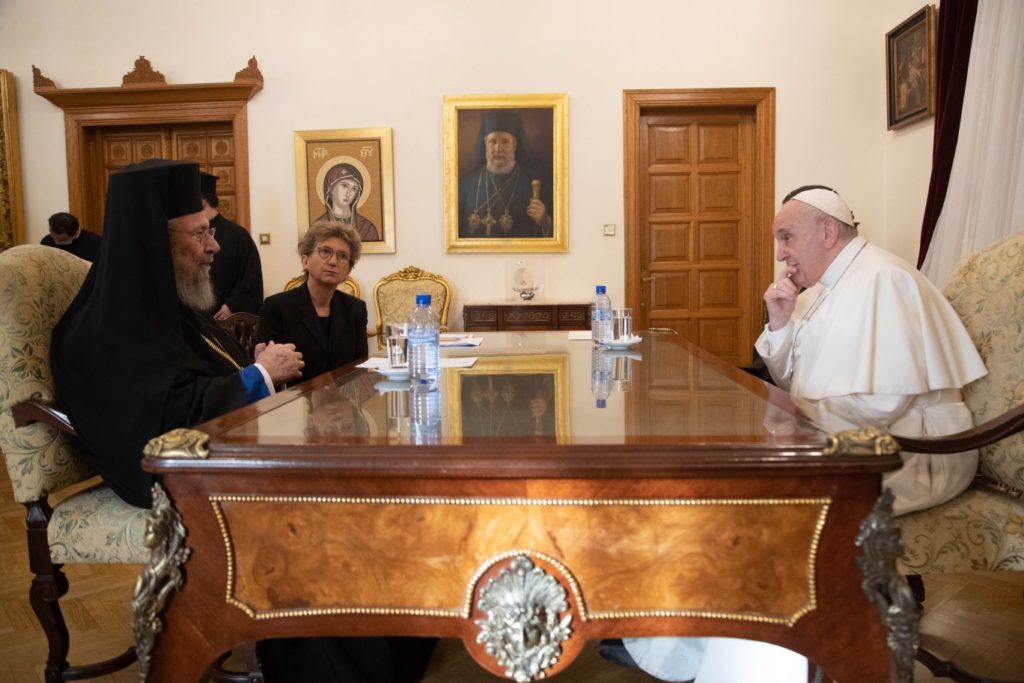 Η επίσκεψη του Πάπα Φραγκίσκου στην Ιερά Αρχιεπισκοπή Κύπρου