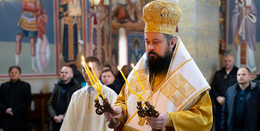 Bishop Sava celebrated in the Cathedral Church in Krusevac