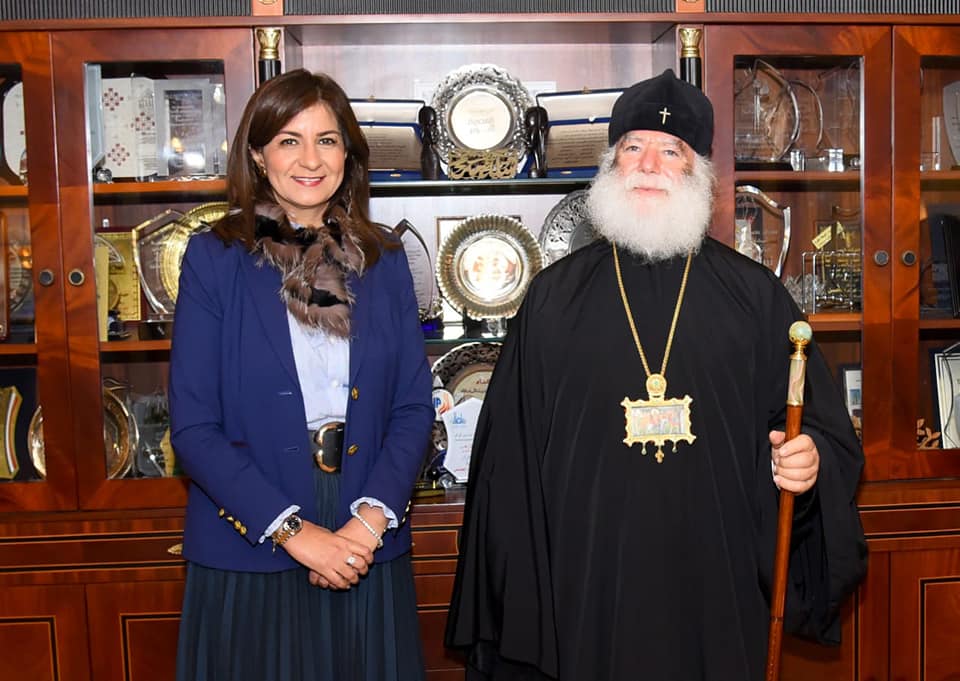 Στην Υπουργό Διασποράς της Αιγύπτου ο Πατριάρχης Αλεξανδρείας