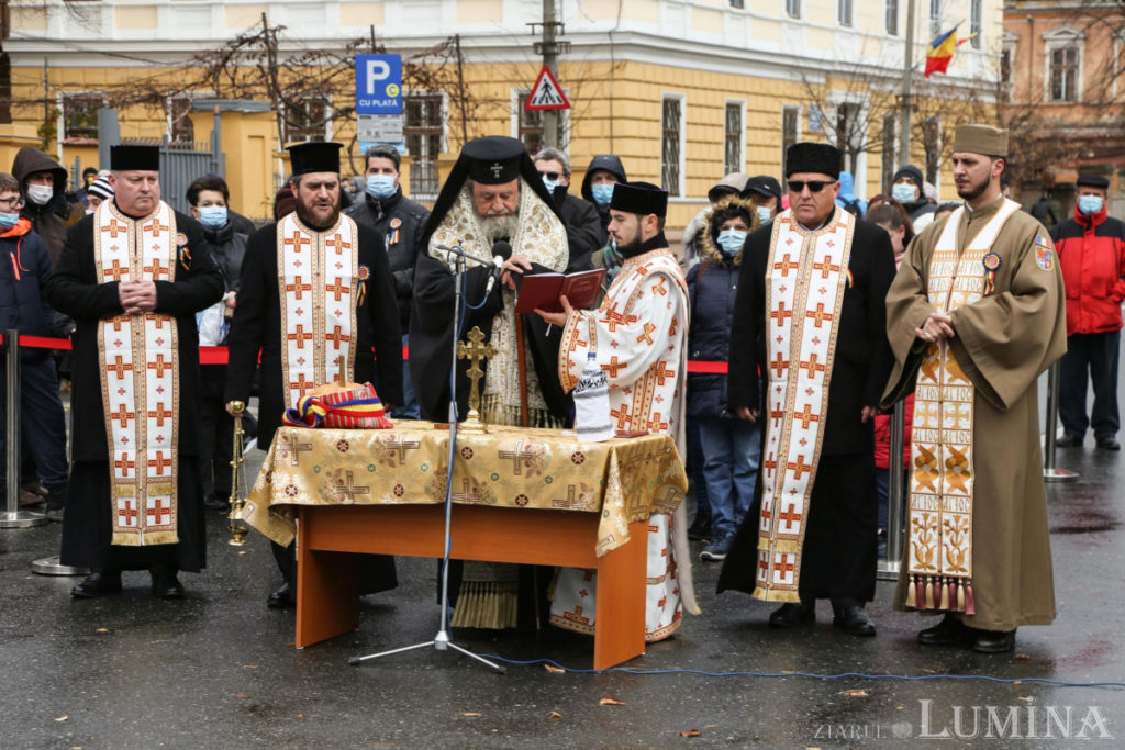 Te Deum şi ceremonie militară la Sibiu de Ziua Naţională
