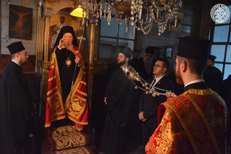 Στην Πατριαρχική Σκήτη Αγίου Σπυρίδωνα Χάλκης ο Πατριάρχης