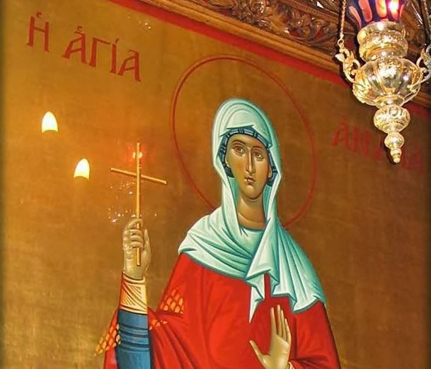 Feast day of Anysia the Virgin-martyr of Thessaloniki