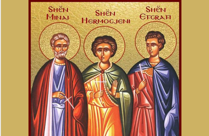 Dëshmorët Minai, Hermogjeni, Efgrafi