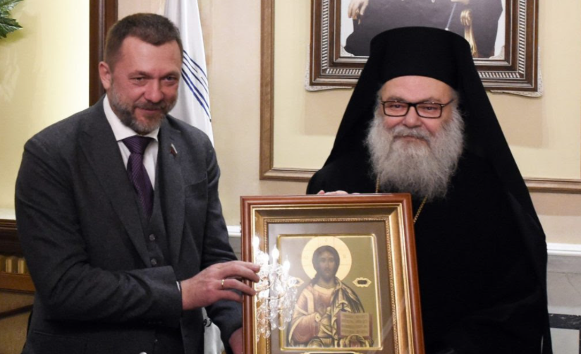 Патриарха Антиохийского посетитла делегация Государственной Думы РФ