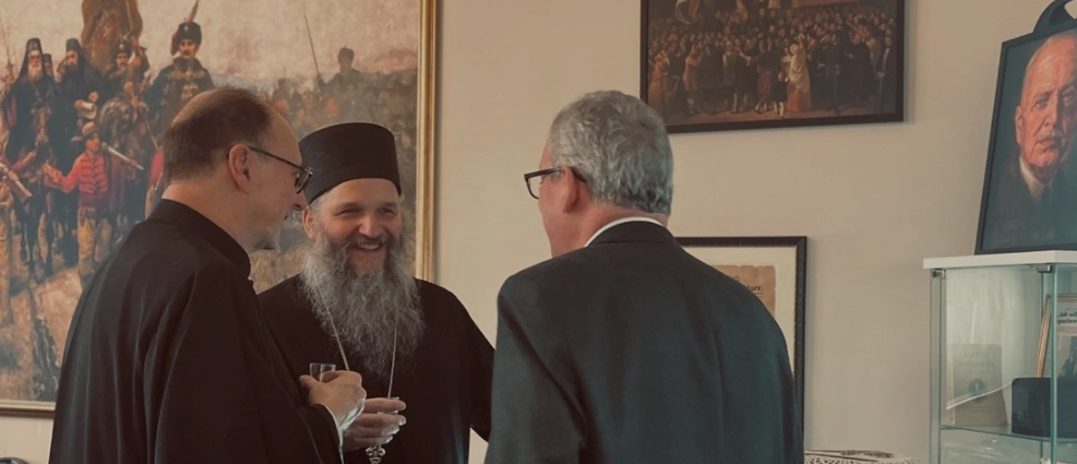 Амбасадор Ајгнер у свечаној посети епископу Андреју