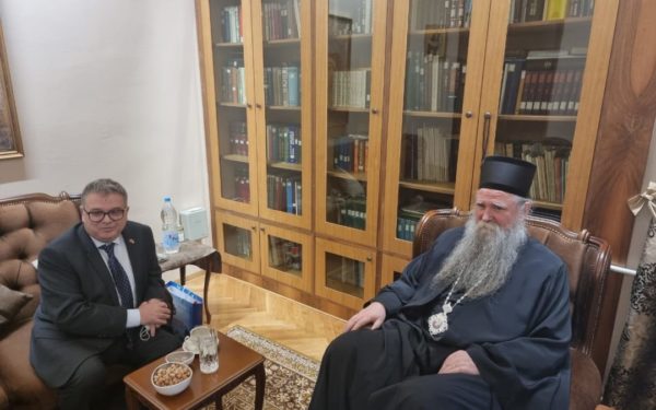 Metropolitan-Bishop of Montenegro receives French envoy to Adriatic country