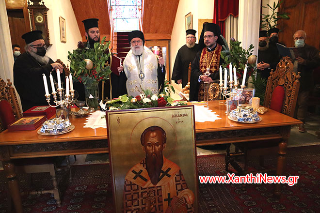 Κοπή Βασιλόπιτας στην Ιερά Μητρόπολη Ξάνθης