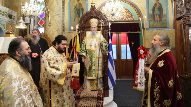 Αρχιερατική Θεία Λειτουργία στην Ενορία του Γαλατά