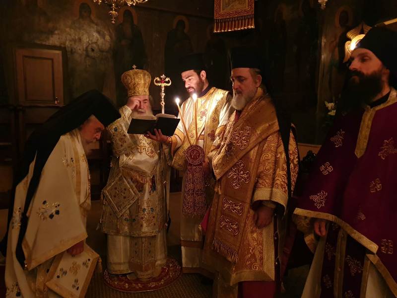 Στη γιορτή της Ιεράς Μονής Χοζεβά ο Πατριάρχης Ιεροσολύμων