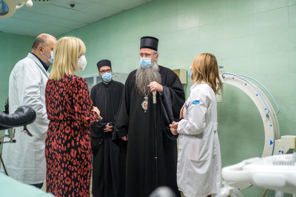 Δωρεά Μητροπολίτη Μαυροβουνίου στο Ινστιτούτο Ογκολογίας της Ποντγκόριτσα