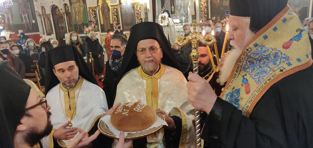 Ο Επίσκοπος Ρωγών στους εορτασμούς του Αγίου Αθανασίου στο Θησείο