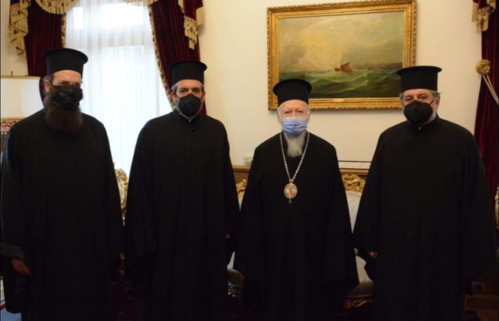 خلال استقبال البطريرك برثلماوس وفد كنيسة الأسكندرية وسائر افريقيا