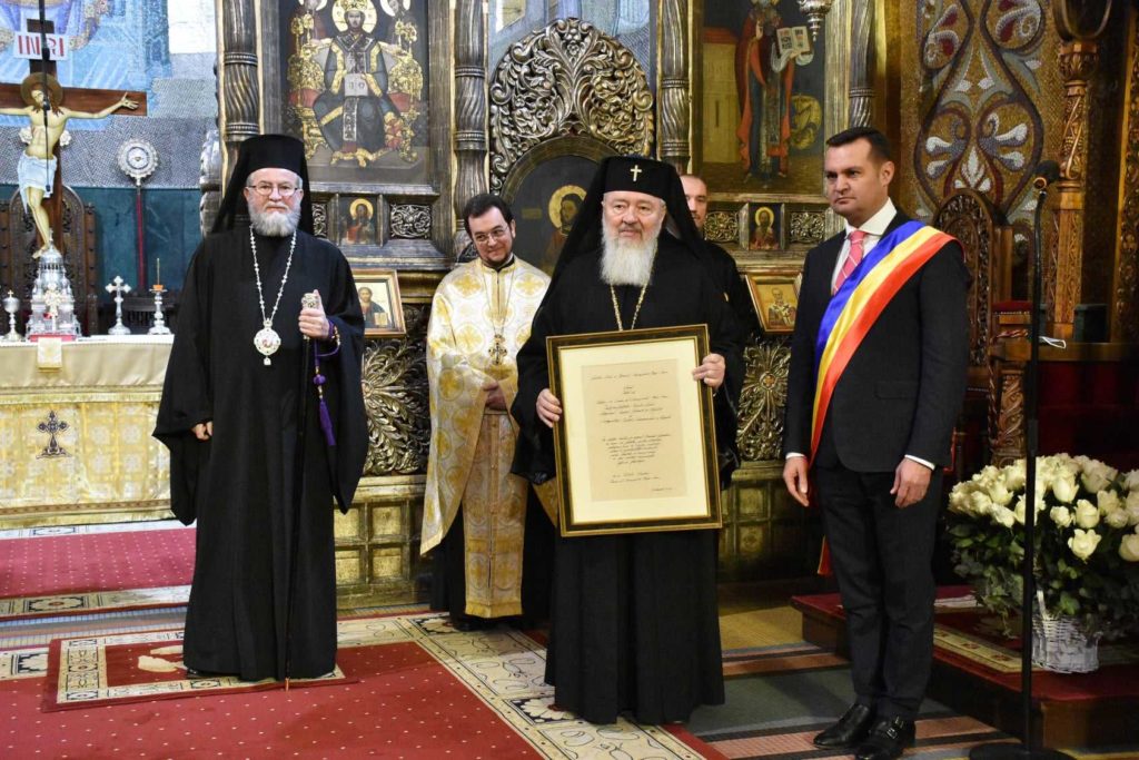 Mitropolitul Andrei a devenit cetățean de onoare al Municipiului Baia Mare