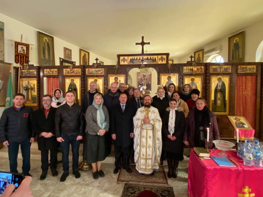 В день Крещения Господня в Представительстве Русской Церкви в Дамаске состоялось праздничное богослужение