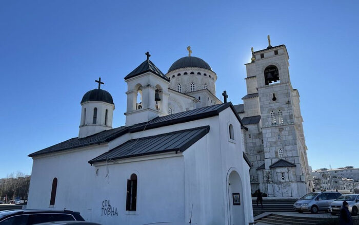 SERBIAN CHURCHES VANDALIZED IN MONTENEGRO, BOSNIA