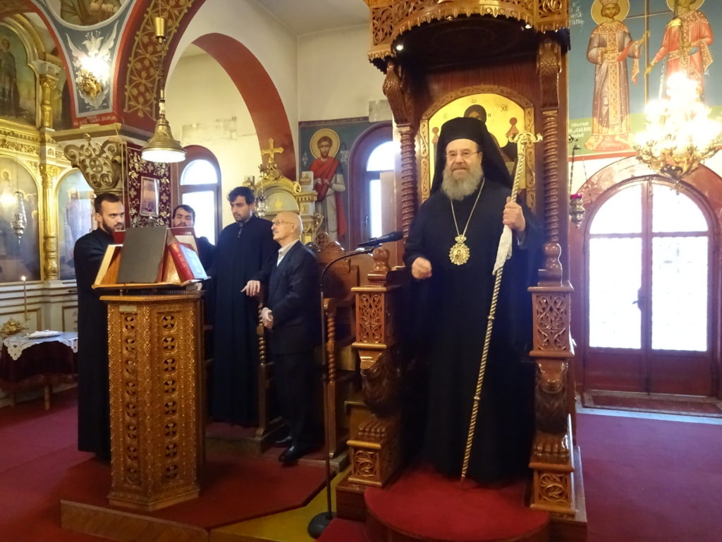 Η γιορτή του Αγίου Μακαρίου Α’ Επισκόπου Ιερισσού στον Καθεδρικό της Ναό