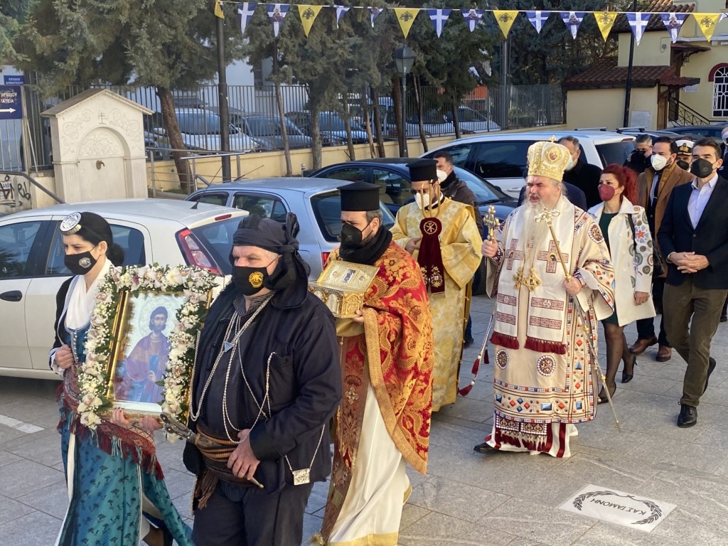 Η Καλαμαριά τίμησε τον «άστεγο» Πολιούχο Άγιο Ευγένιο