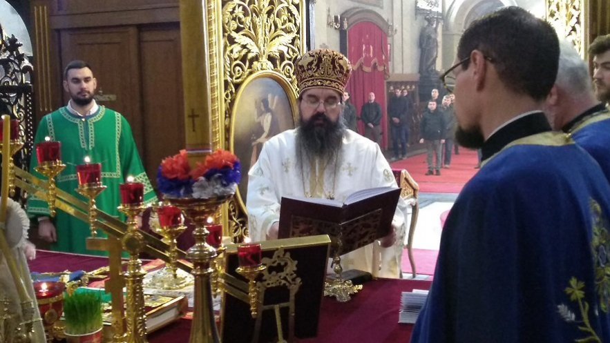 Bishop Jerotej served in Cathedral church