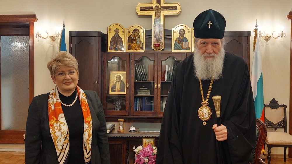 Българският патриарх Неофит прие посланика на Румъния у нас Бръндуша Предеску