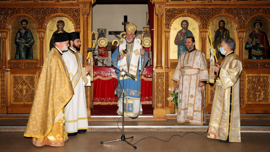 Βασιλόπιτα για Αρχιεπίσκοπο Θυατείρων και Μητροπολίτη Κολωνίας στο Βόρειο Λονδίνο