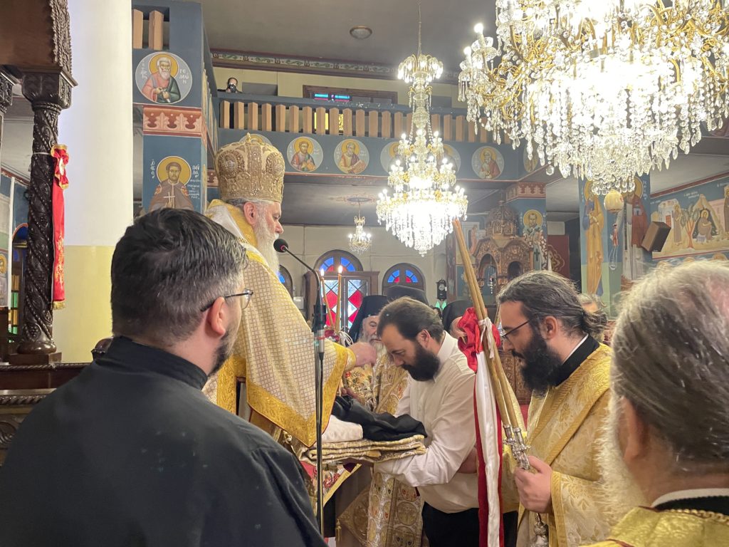 Εις διάκονον χειροτονία του π. Ανδρέα Μάρκου