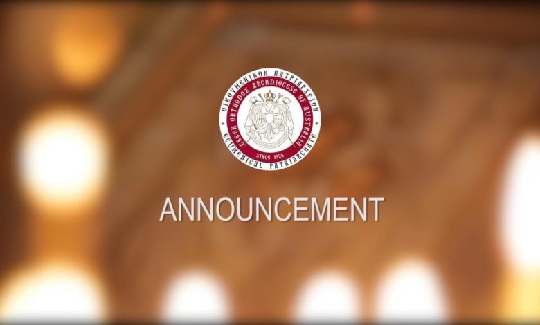 The Archbishop of Australia suspends dialogue with the Administrative Committee of the Community of St Albans